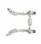 Akrapovic | Tubi raccordo Catalizzati in acciaio Inox per Ferrari 488 GTB e Spider
