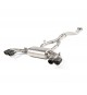 Akrapovic | Terminale Slip-On in Titanio per BMW X4 M F98 e X4 M Competition F98 con OPF/GPF