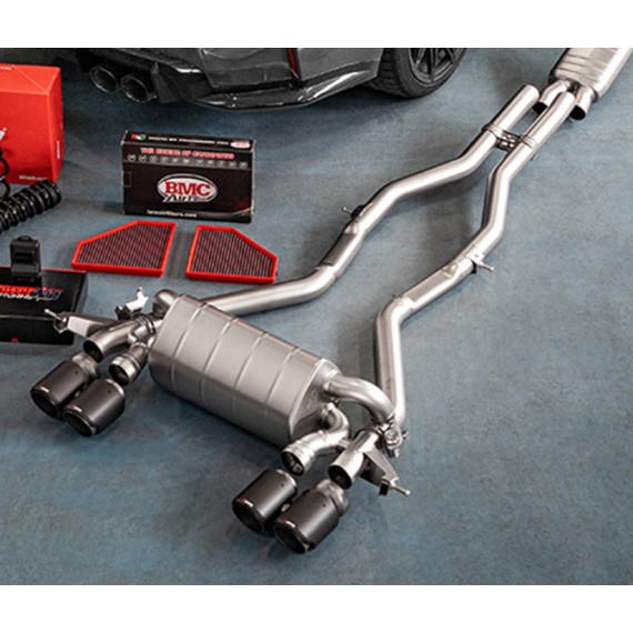 Akrapovic | Terminale Slip-On in Titanio per BMW M3 (G80) | M4 (G82/G83) con e senza OPF/GPF