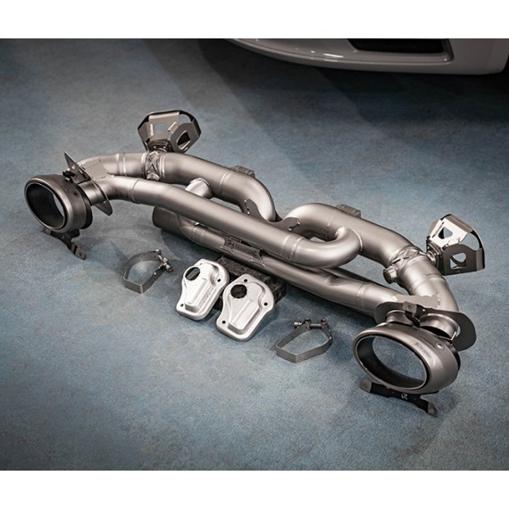Akrapovic | Terminale Slip-On in Titanio per Porsche 911 (992) Carrera S/4/4S Cabriolet con e senza OPF/GPF