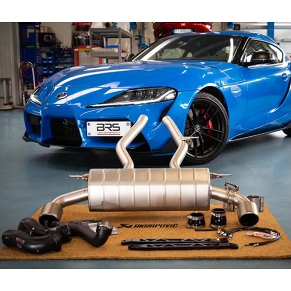 Akrapovic | Scarico Slip-On in Titanio per Toyota Supra A90 3.0 (340cv) con e senza OPF/GPF