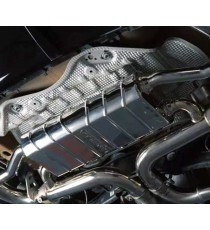 Capristo - Impianto di scarico per Audi RS3 8V con terminali TONDI rivestiti in carbonio