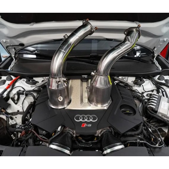 Capristo | Downpipe con Catalizzatore 200celle per Audi RS6 e RS7 C8 V8 MY 2020
