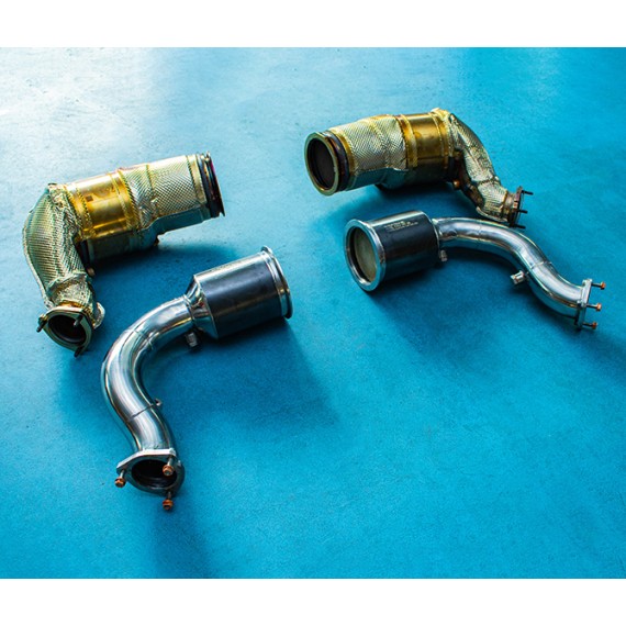 Capristo | Downpipe con Catalizzatore 250celle per Audi RSQ8 4.0