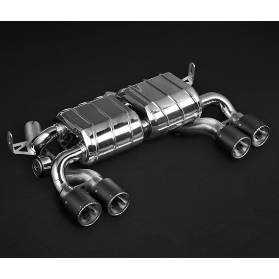 Capristo | Impianto di scarico per BMW M3 M4 F80 F82 F83 con terminali in Carbonio
