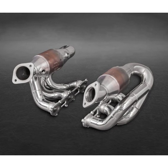 Capristo | Collettori con Catalizzatori 200celle per Porsche 981 Boxster & Cayman e GT4 Capristo | Collettori con Catalizzatori 200celle per Porsche 981 Boxster & Cayman e GT4