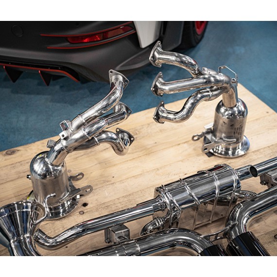 Capristo | SOLO Collettori catalizzati 250celle per Porsche 911 992 GT3 4.0 / 911 992 GT3 RS 4.0 / 911 992.2 GT3 COMPATIBILE CON POSTERIORE ORIGINALE Capristo | SOLO Collettori catalizzati 250celle per Porsche 911 992 GT3 4.0 / 911 992 GT3 RS 4.0 / 911 992.2 GT3 COMPATIBILE CON POSTERIORE ORIGINALE