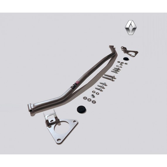 DNA Racing Components | Kit barra duomi anteriore per duomo piccolo per Renault Clio 3 / Clio 6 / Clio RS DNA Racing Components | Kit barra duomi anteriore per duomo piccolo per Renault Clio 3 / Clio 6 / Clio RS