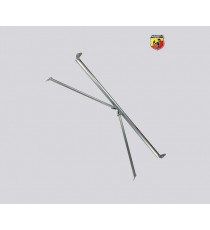 DNA Racing Components | Barra duomi posteriore con tiranti per Abarth 500 DNA Racing Components | Barra duomi posteriore con tiranti per Abarth 500