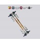 DNA Racing Components | Kit tiranti "Pro Street" barra antirollio anteriore per Renault Clio 3 / Clio RS
