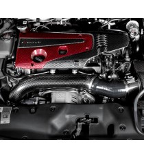 Eventuri - Copri Motore in Carbonio rosso per Honda Civic FK8