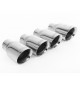 Milltek Sport | Front Pipe-back con terminali CROMATI per Alfa Romeo Giulia Quadrifoglio 2.9 V6 Bi-Turbo