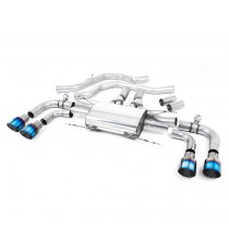 Milltek Sport | Front Pipe-back con terminali TITANIO BRUCIATO per Alfa Romeo Giulia Quadrifoglio 2.9 V6 Bi-Turbo Milltek Sport | Front Pipe-back con terminali TITANIO BRUCIATO per Alfa Romeo Giulia Quadrifoglio 2.9 V6 Bi-Turbo