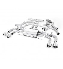 Milltek Sport | Cat-back con valvola e con finalini CROMATI per Alfa Romeo Giulia Quadrifoglio 2.9 V6 Bi-Turbo Milltek Sport | Cat-back con valvola e con finalini CROMATI per Alfa Romeo Giulia Quadrifoglio 2.9 V6 Bi-Turbo