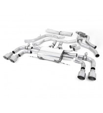 Milltek Sport | Cat-back con valvola e con finalini TITANIO per Alfa Romeo Giulia Quadrifoglio 2.9 V6 Bi-Turbo Milltek Sport | Cat-back con valvola e con finalini TITANIO per Alfa Romeo Giulia Quadrifoglio 2.9 V6 Bi-Turbo