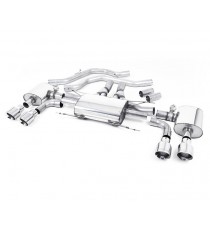 Milltek Sport | Front Pipe-back con finalini CROMATI per Alfa Romeo Giulia Quadrifoglio 2.9 V6 Bi-Turbo Milltek Sport | Front Pipe-back con finalini CROMATI per Alfa Romeo Giulia Quadrifoglio 2.9 V6 Bi-Turbo