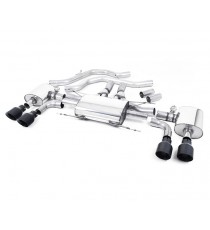Milltek Sport | Front Pipe-back (Omologato ECE) con terminali NERI per Alfa Romeo Giulia Quadrifoglio 2.9 V6 Bi-Turbo Milltek Sport | Front Pipe-back (Omologato ECE) con terminali NERI per Alfa Romeo Giulia Quadrifoglio 2.9 V6 Bi-Turbo