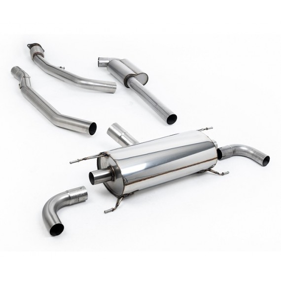 Milltek Sport | Cat-back Resonated (SENZA valvola) per Alfa Romeo Giulia 2.0T Veloce (solo modelli senza OPF/GPF e esclusi Q4) dal 2017