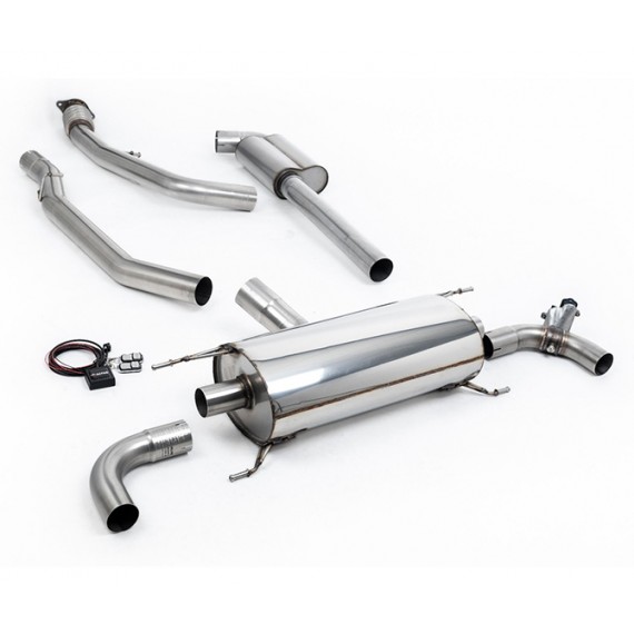 Milltek Sport | Cat-back Resonated (CON valvole) per Alfa Romeo Giulia 2.0T Veloce (SENZA OPF/GPF e esclusi Q4) dal 2017