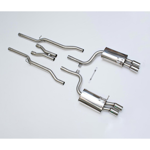 Milltek Sport | Cat-back Non-resonated per Audi S4 B7 4.2 V8 quattro Berlina / Avant / Cabriolet 2004-2009