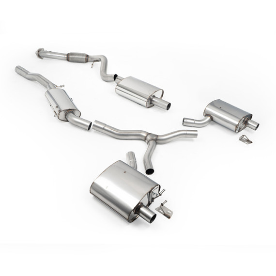 Milltek Sport | Cat-back Resonated Audi A4 B9.5 2.0 TFSI Berlina/Avant Quattro (incl. Mild Hybrid, senza barre rinforzo) 2021-2026 Milltek Sport | Cat-back Resonated Audi A4 B9.5 2.0 TFSI Berlina/Avant Quattro (incl. Mild Hybrid, senza barre rinforzo) 2021-2026