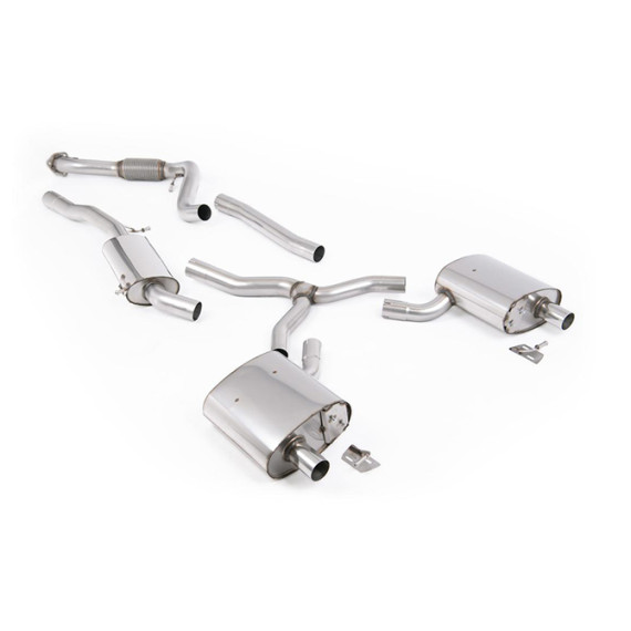 Milltek Sport | Cat-back Road+ Audi A4 B9.5 2.0 TFSI Berlina/Avant Quattro (incl. Mild Hybrid, senza barre rinforzo) 2021-2026 Milltek Sport | Cat-back Road+ Audi A4 B9.5 2.0 TFSI Berlina/Avant Quattro (incl. Mild Hybrid, senza barre rinforzo) 2021-2026