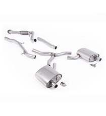 Milltek Sport | Cat-back Non-resonated per Audi A4 B9.5 2.0 TFSI Berlina/Avant Quattro (incl. Mild Hybrid, senza barre rinforzo) 2021-2026