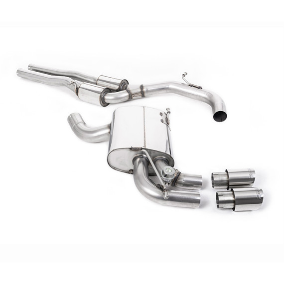 Milltek Sport | Cat-back con finalini CROMATI per Audi RS3 8P Sportback S-tronic 2011-2012