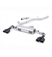 Milltek Sport | Cat-back Non-resonated con finalini NERI per Audi S1 2.0 TFSI Quattro 2014-2019 Milltek Sport | Cat-back Non-resonated con finalini NERI per Audi S1 2.0 TFSI Quattro 2014-2019
