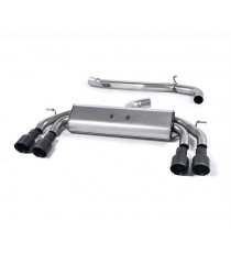 Milltek Sport | Cat-back Non-resonated con finalini NERI per Audi S3 8V 2.0 TFSI Quattro Sportback 2013-2019
