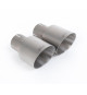 Milltek Sport | Cat-back Resonated con finalini TITANIO SPAZZOLATO per Audi A4 B9 2.0 TFSI Berlina/Avant Quattro (senza barre rinforzo) 2016-2021