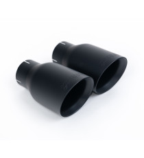 Milltek Sport | Cat-back Non-resonated con finalini NERI per Audi A4 B9 2.0 TFSI Berlina/Avant Quattro (senza barre rinforzo) 2016-2021