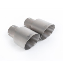 Milltek Sport | Cat-back Non-resonated con finalini TITANIO SPAZZOLATO per Audi A4 B9 2.0 TFSI Berlina/Avant Quattro (senza barre rinforzo) 2016-2021