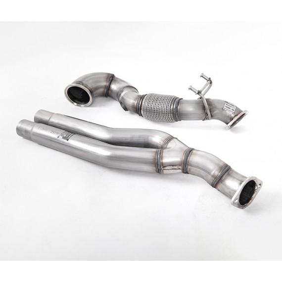 Milltek Sport | Downpipe NO CAT per Audi RS3 8V Sportback/Berlina 400cv (solo modello SENZA OPF/GPF) 2017-2018 / Audi TT Mk3 TT-RS 2.5 TFSI Quattro (SENZA GPF/OPF) 2016-2018
