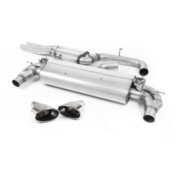 Milltek Sport | Cat-back Resonated con finalini CROMATI per Audi RS3 8V Sportback 400cv CON OPF/GPF dal 2019 e SENZA OPF/GPF 2017-2018