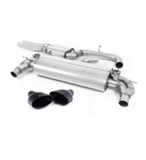 Milltek Sport | Cat-back Resonated con finalini NERI OPACHI per Audi RS3 8V Sportback 400cv CON OPF/GPF dal 2019 e SENZA OPF/GPF 2017-2018