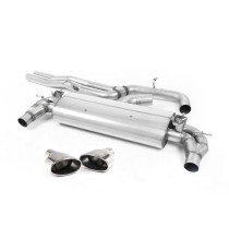 Milltek Sport | Cat-back Non-resonated con finalini CROMATI per Audi RS3 8V Sportback 400cv CON OPF/GPF dal 2019 e SENZA OPF/GPF 2017-2018