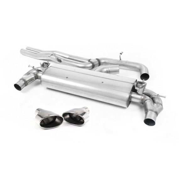 Milltek Sport | Cat-back Non-resonated con finalini CROMATI per Audi RS3 8V Sportback 400cv CON OPF/GPF dal 2019 e SENZA OPF/GPF 2017-2018
