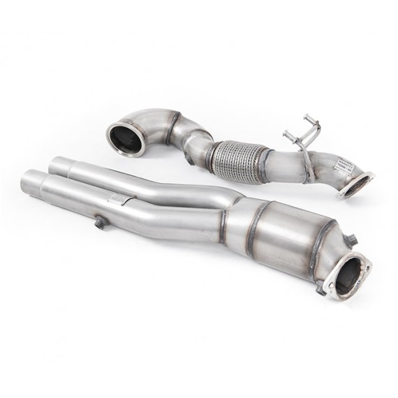 Milltek Sport | Downpipe CAT per Audi RS3 8Y 400cv (dal 2021) / RSQ3 2.5T (con OPF/GPF, dal 2020) / RS3 8V 400cv (con OPF/GPF, dal 2019) / TT Mk3 TTRS 2.5 TFSI (con GPF/OPF, dal 2019)