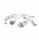 Milltek Sport | Cat-back Resonated con finalini NERI per Audi RS4 B9 2.9 V6 Turbo Avant (solo modello CON OPF/GPF) dal 2019