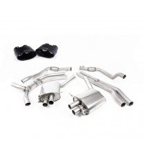 Milltek Sport | Cat-back Road+ con finalini NERI OVALI per Audi RS4 B9 2.9 V6 Turbo Avant (solo modello CON OPF/GPF) dal 2019 Milltek Sport | Cat-back Road+ con finalini NERI OVALI per Audi RS4 B9 2.9 V6 Turbo Avant (solo modello CON OPF/GPF) dal 2019