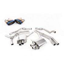 Milltek Sport | Cat-back Road+ con finalini TITANIO BRUCIATO OVALI per Audi RS4 B9 2.9 V6 Turbo Avant (solo modello CON OPF/GPF) dal 2019 Milltek Sport | Cat-back Road+ con finalini TITANIO BRUCIATO OVALI per Audi RS4 B9 2.9 V6 Turbo Avant (solo modello CON OPF/GPF) dal 2019