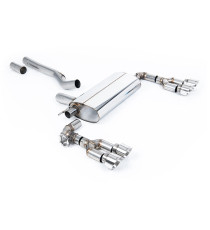 Milltek Sport | Particulate Filter-back con finalini CROMATI per BMW Serie 1 F40 M135i xDrive (2019-2025) NECESSITA DIFFUSORE MAXTON DESIGN