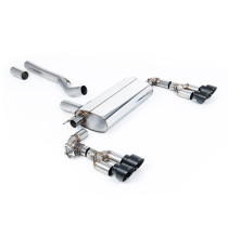 Milltek Sport | Particulate Filter-back con finalini NERI per BMW Serie 1 F40 M135i xDrive (2019-2025) NECESSITA DIFFUSORE MAXTON DESIGN