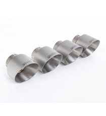 Milltek Sport | Particulate Filter-back con finalini TITANIO SPAZZOLATO per BMW Serie 1 F40 M135i xDrive (2019-2025) NECESSITA DIFFUSORE MAXTON DESIGN