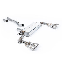 Milltek Sport | Particulate Filter-back con finalini TITANIO SPAZZOLATO per BMW Serie 1 F40 M135i xDrive (2019-2025) NECESSITA DIFFUSORE MAXTON DESIGN