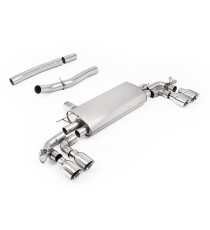Milltek Sport | Particulate Filter-back con finalini CROMATI per BMW Serie 1 F70 M135i xDrive (2024-)