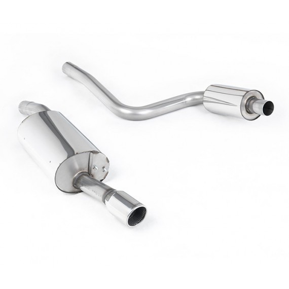 Milltek Sport | Cat-back Resonated con finalino CROMATO per Ford Fiesta Mk6 ST 150 2005-2008