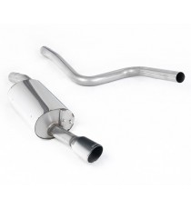 Milltek Sport | Cat-back Non-resonated con finalino NERO per Ford Fiesta Mk6 ST 150 2005-2008