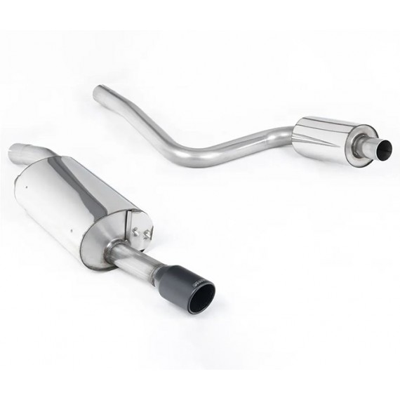 Milltek Sport | Cat-back Resonated con finalino NERO per Ford Fiesta Mk6 ST 150 2005-2008